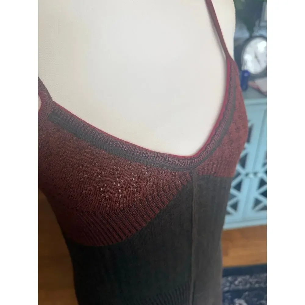 Marc Jacobs Pointelle Knit Dress 2021 Warm Tones Tank Dress Sz. M - Picture 7 of 10